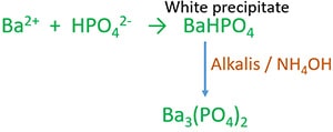 BaCl2 and Na2HPO4 reaction